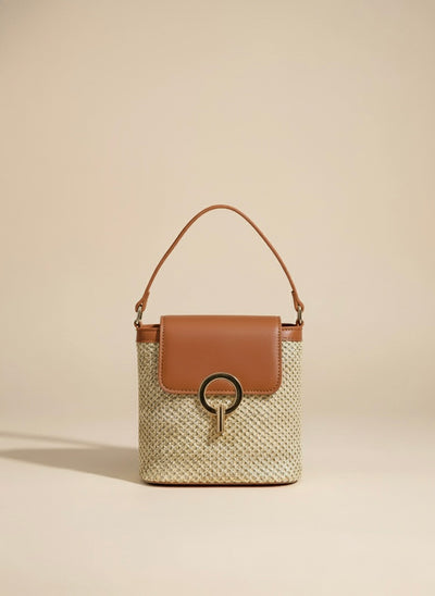 Woven Straw Crossbody Bag