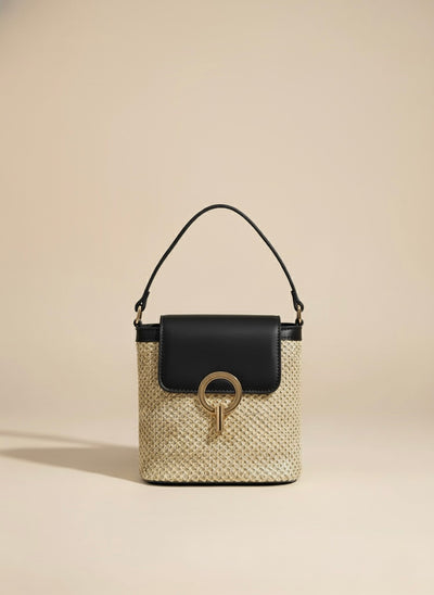 Woven Straw Crossbody Bag