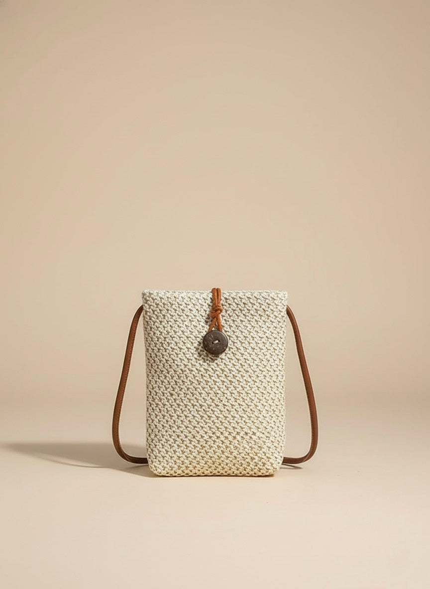 Straw Woven Crossbody Bag