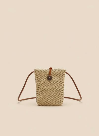 Straw Woven Crossbody Bag