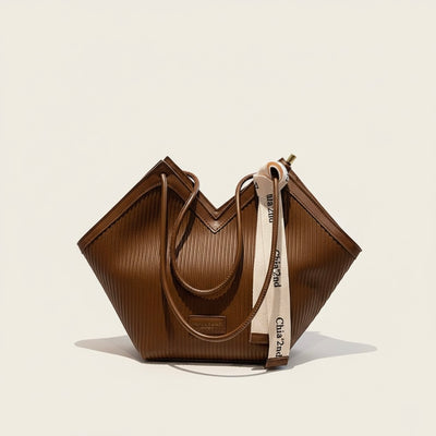 Leather Textured Shoulder Bag